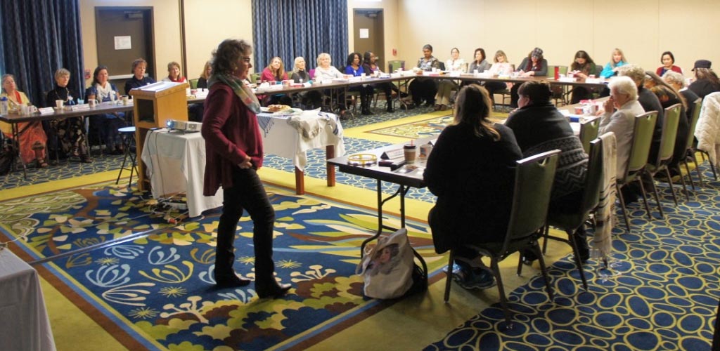 Helen listening to heart felt testimony