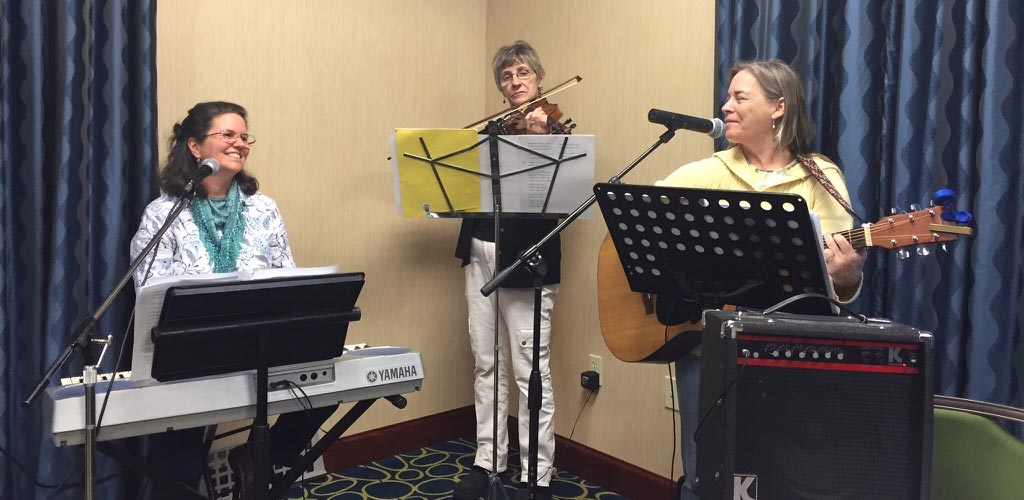 Beth El musicians Allison, Helen and Lori